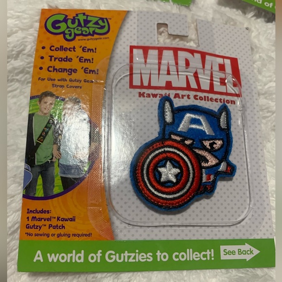MARVEL Gutzy Gear Patch Collection Spider-Man Wolverine Captain America Classic - Picture 4 of 4